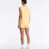 T-shirt senza maniche in misto cotone T-shirt senza maniche in misto cotone