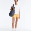 T-shirt senza maniche in misto cotone T-shirt senza maniche in misto cotone