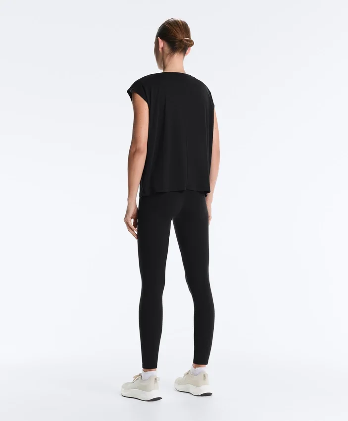 T-shirt senza maniche in misto modal T-shirt senza maniche in misto modal