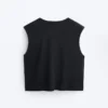 T-shirt senza maniche in misto modal T-shirt senza maniche in misto modal