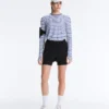 T-shirt tecnica a maniche lunghe a righe T-shirt tecnica a maniche lunghe a righe
