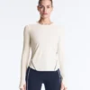 T-shirt tecnica a maniche lunghe con bordino T-shirt tecnica a maniche lunghe con bordino