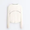 T-shirt tecnica a maniche lunghe con bordino T-shirt tecnica a maniche lunghe con bordino