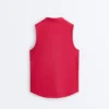 T-shirt tecnica senza maniche con mezza zip T-shirt tecnica senza maniche con mezza zip