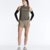 T-shirt tecnica senza maniche con scritta T-shirt tecnica senza maniche con scritta