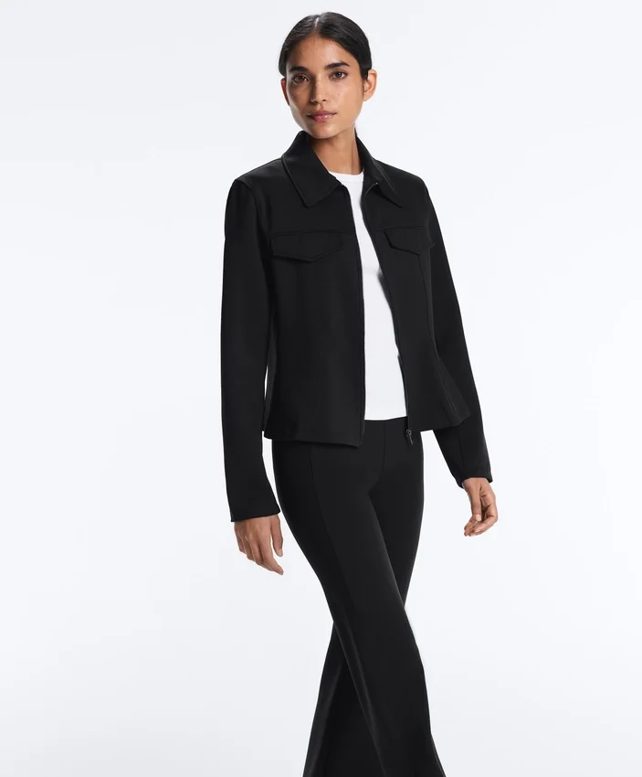 Top a maniche corte a costine in cotone e modal Top a maniche corte a costine in cotone e modal