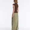 Top a maniche corte a costine in cotone e modal Top a maniche corte a costine in cotone e modal