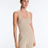 Top aderente in maglia a coste Top aderente in maglia a coste