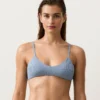 Top bikini a righe
