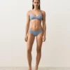 Top bikini a righe