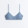 Top bikini a righe