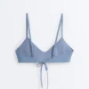Top bikini a righe