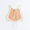 Top bikini all’uncinetto con texture a bolle Top bikini all’uncinetto con texture a bolle