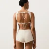 Pantaloncini da bikini a vita alta in crochet con texture a bolle Pantaloncini da bikini a vita alta in crochet con texture a bolle