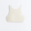 Top bikini all’uncinetto con texture a bolle Top bikini all’uncinetto con texture a bolle