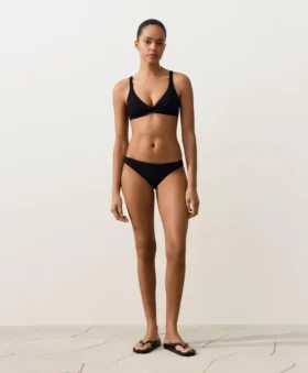 Slip bikini classico in piqué