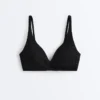 Top bikini con scollo all’americana in piqué con lacci sul retro Top bikini con scollo all’americana in piqué con lacci sul retro