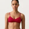 Top bikini con trama a nido d’ape Top bikini con trama a nido d’ape