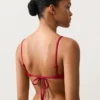 Top bikini con trama a nido d’ape Top bikini con trama a nido d’ape