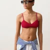 Top bikini con trama a nido d’ape Top bikini con trama a nido d’ape