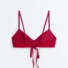 Top bikini con trama a nido d’ape Top bikini con trama a nido d’ape