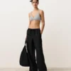 Top bikini halter a pois in jacquard Top bikini halter a pois in jacquard