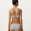 Slip bikini classico in jacquard a pois Slip bikini classico in jacquard a pois