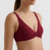 Top bikini halter in jacquard a mini quadri Top bikini halter in jacquard a mini quadri