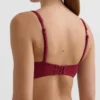 Top bikini halter in jacquard a mini quadri Top bikini halter in jacquard a mini quadri