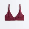 Top bikini halter in jacquard a mini quadri Top bikini halter in jacquard a mini quadri