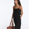 Top con spalline in misto modal