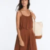 Top con spalline in misto modal