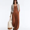 Top con spalline in misto modal