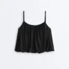 Top con spalline in misto modal