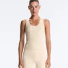 Top in maglia a coste