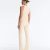 Top in maglia a coste