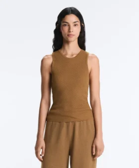 Top in maglia senza maniche