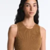 Top in maglia senza maniche