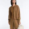 Top in maglia senza maniche