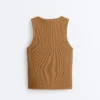 Top in maglia senza maniche