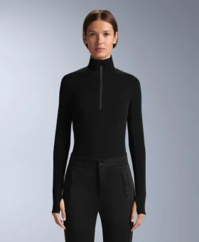 Top termico intimo con mezza zip