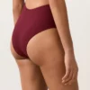 Trikini asimmetrico in jacquard a quadretti mini Trikini asimmetrico in jacquard a quadretti mini