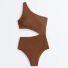 Trikini asimmetrico stropicciato Trikini asimmetrico stropicciato