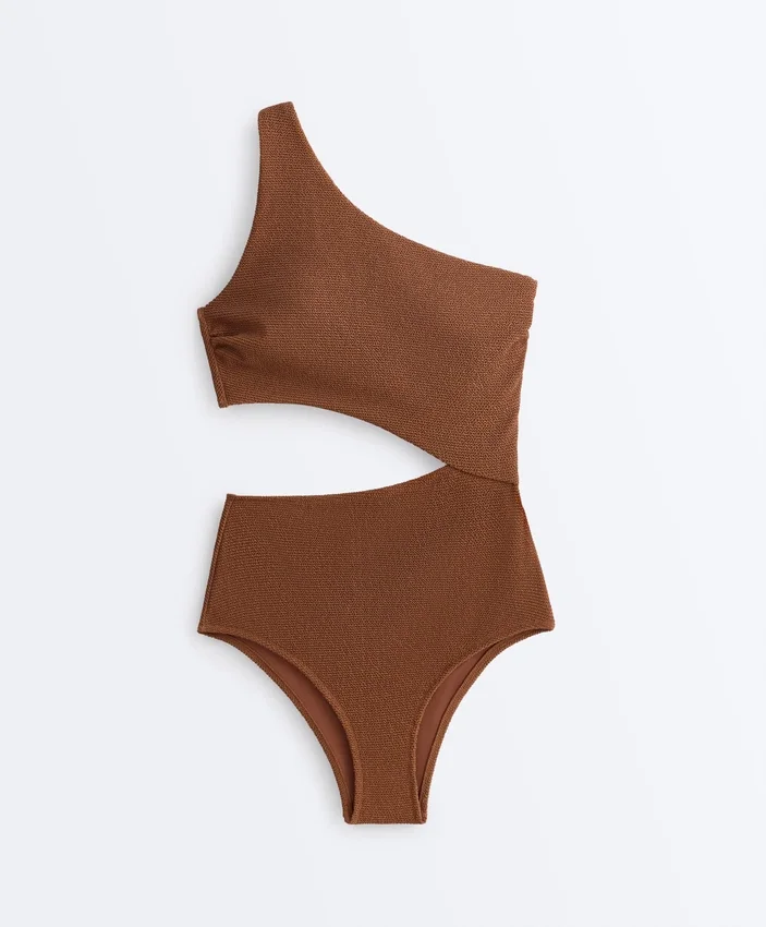 Trikini asimmetrico stropicciato Trikini asimmetrico stropicciato