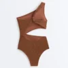 Trikini asimmetrico stropicciato Trikini asimmetrico stropicciato