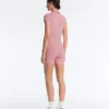 Tuta intera a righe Comfortlux in pantaloncini Tuta intera a righe Comfortlux in pantaloncini