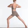 Tuta intera Comfortlux a quadretti in pantaloncini