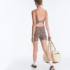 Tuta intera Comfortlux a quadretti in pantaloncini