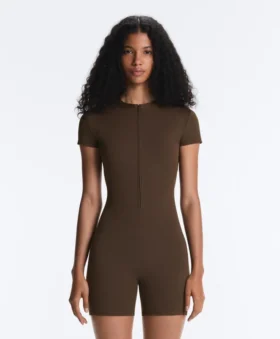 Tuta intera con zip Comfortlux in pantaloncini