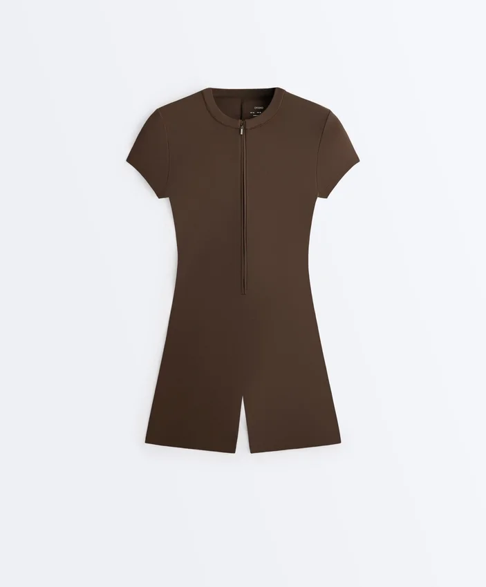 Tuta intera con zip Comfortlux in pantaloncini Tuta intera con zip Comfortlux in pantaloncini